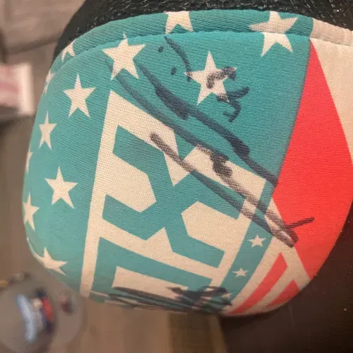 TWO Autographed Hats 
