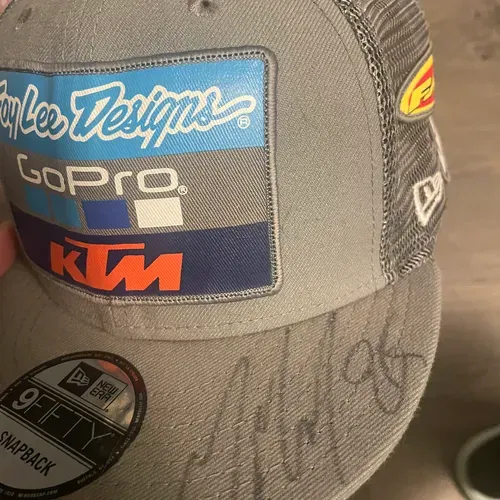 TWO Autographed Hats 