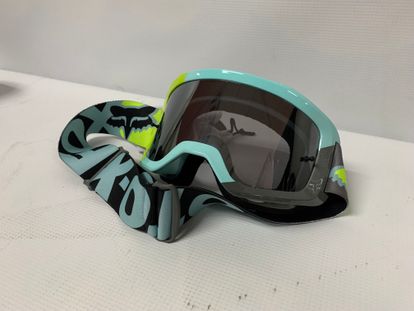 Fox Racing Trice Teal Goggles - Mirrored Lens