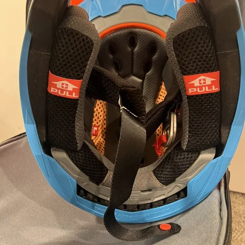 6D ATR-2 Helmet Size L Rare (Orange/Blue/Light Blue)