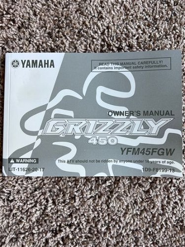 Grizzly 450 OEM Owner’s Manual