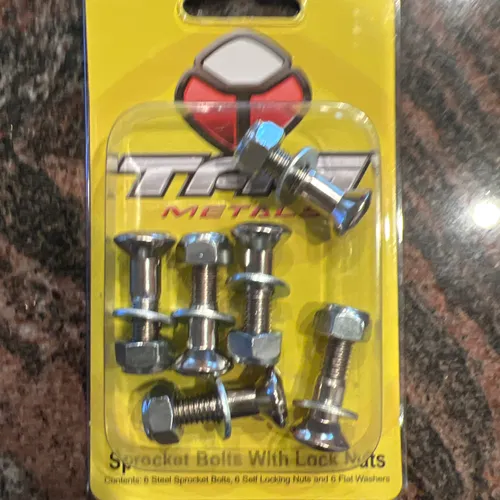 Tag Sprocket Bolts With Lock Nuts