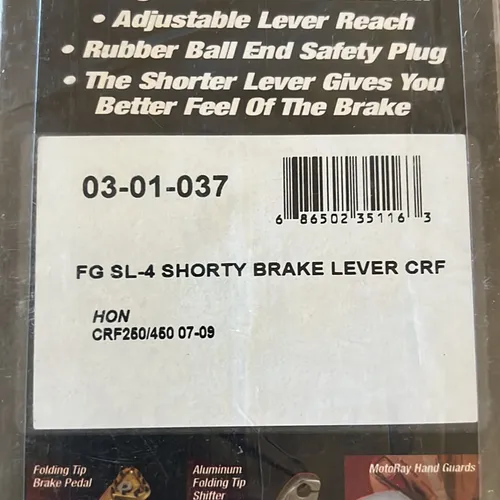 Sunline Shorty brake lever for Honda CRF 250 or 450