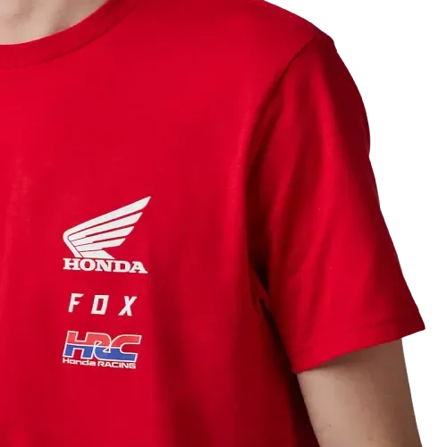 FOX X HONDA SHORT SLEEVE TEE - FLAME RED