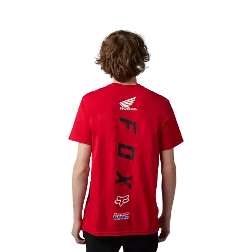 FOX X HONDA SHORT SLEEVE TEE - FLAME RED