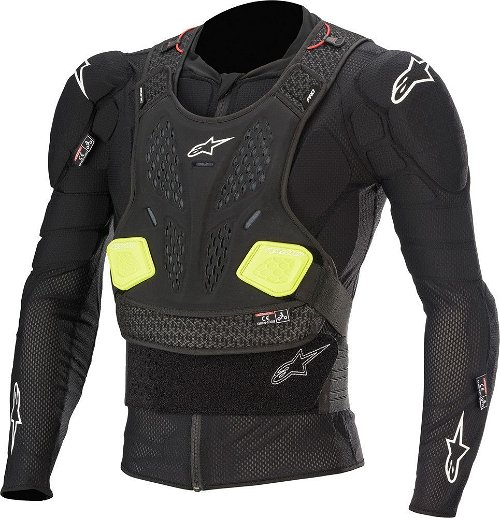 ALPINESTARS BIONIC YOUTH PROTECTION L/S JACKET BLK/FLUO YLW YOUTH LG