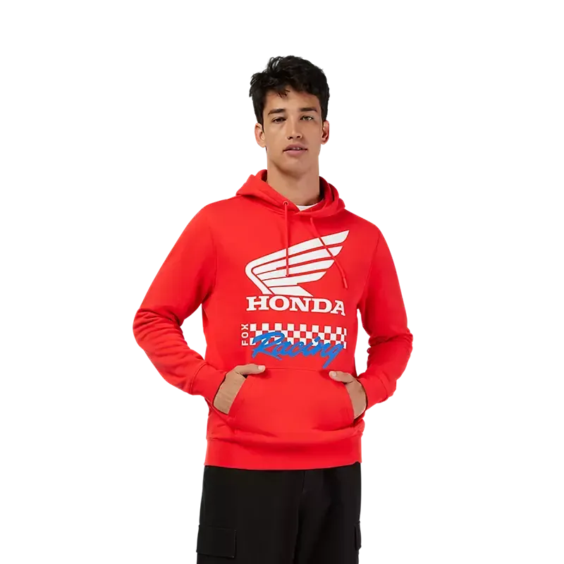 FOX HONDA FLEECE PULLOVER [RED]