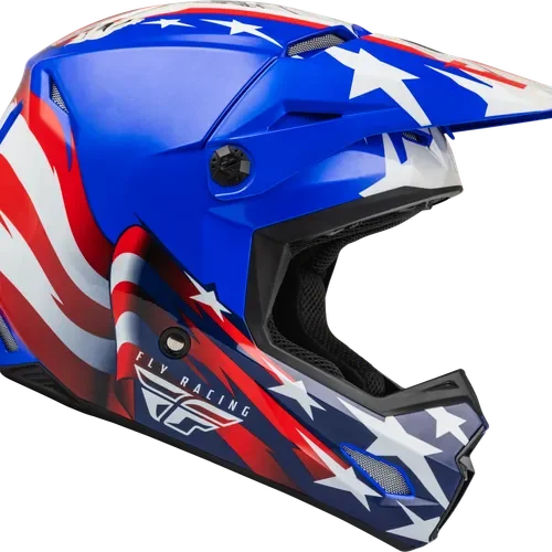FLY RACING KINETIC PATRIOT HELMET RED/WHITE/BLUE XL