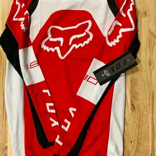 FOX RACING 180 LUX JERSEY FLO RED