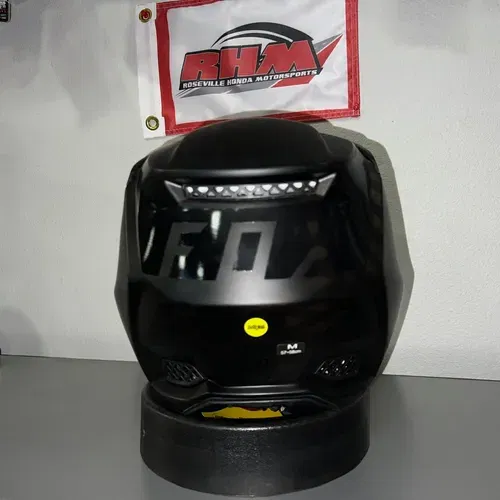 Fox V3 RS Black Carbon Helmet