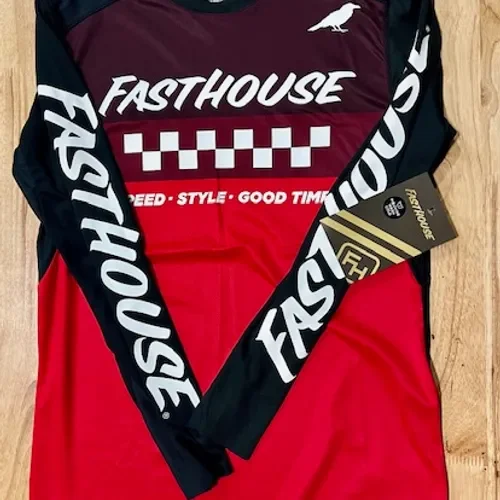FASTHOUSE ELROD JERSEY, BLACK/RED 
