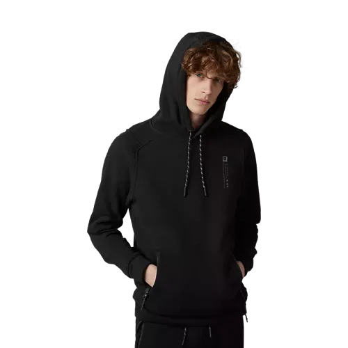 FOX BASE OVER DWR PULLOVER HOODIE - BLACK