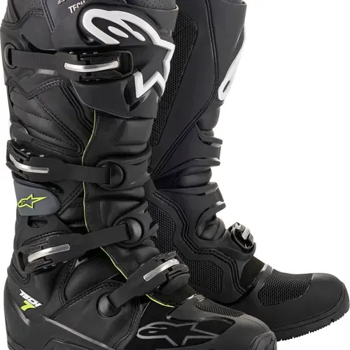 ALPINESTARS TECH 7 ENDURO DS BOOTS BLACK/GREY SIZE 10