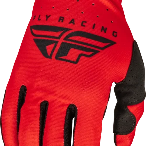 FLY RACING YOUTH LITE GLOVES RED/BLACK