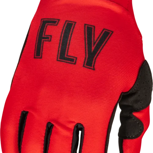 FLY RACING YOUTH PRO LITE GLOVES RED