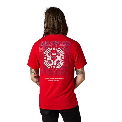 FOX NOBYL SHORT SLEEVE TECH TEE - FLAME RED