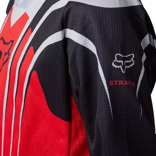 FOX 180 YTH GOAT STRAFER JERSEY RED
