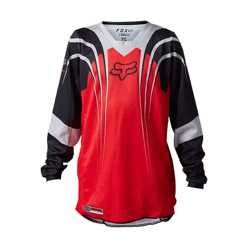 FOX 180 YTH GOAT STRAFER JERSEY RED