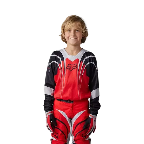 FOX 180 YTH GOAT STRAFER JERSEY RED