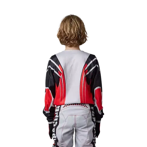 FOX 180 YTH GOAT STRAFER JERSEY RED