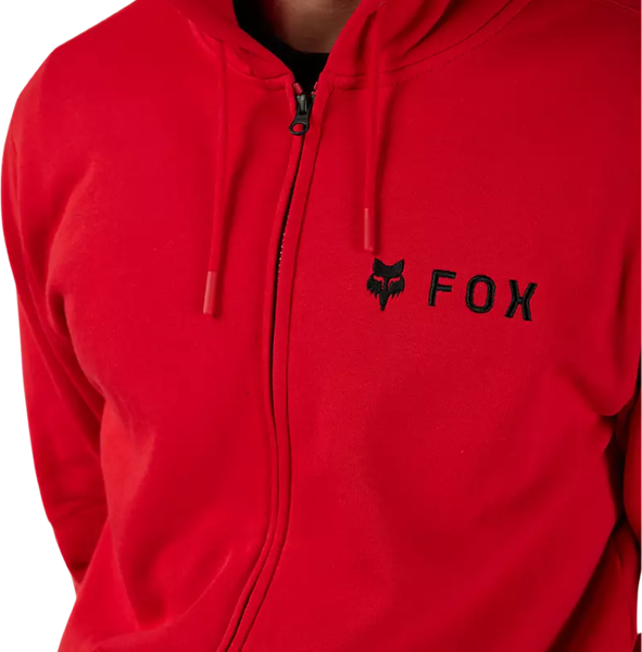 FOX ABSOLUTE FLEECE ZIP UP FLAME RED