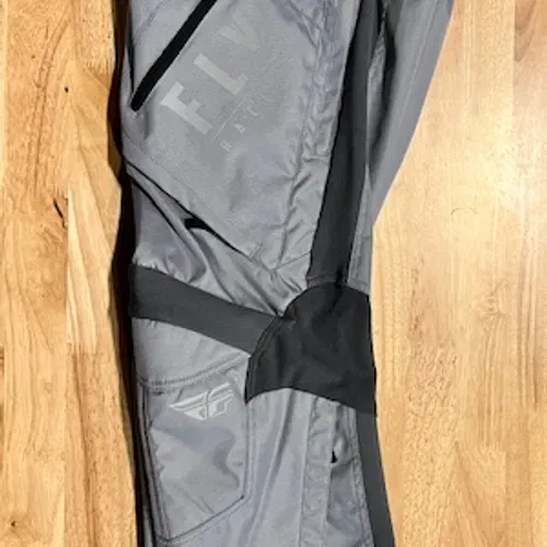 FLY RACING PATROL OVER-BOOT PANTS GREY SZ 34