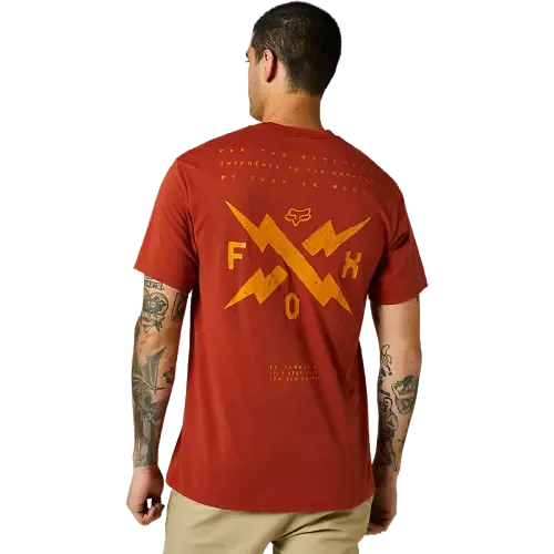 FOX CALIBRATED SHORT SLEEVE TECH TEE - RED CLAY