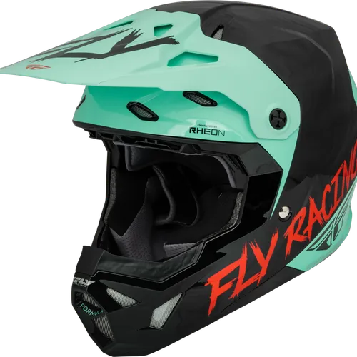 FLY RACING FORMULA CP S.E. RAVE HELMET BLACK/MINT/RED 