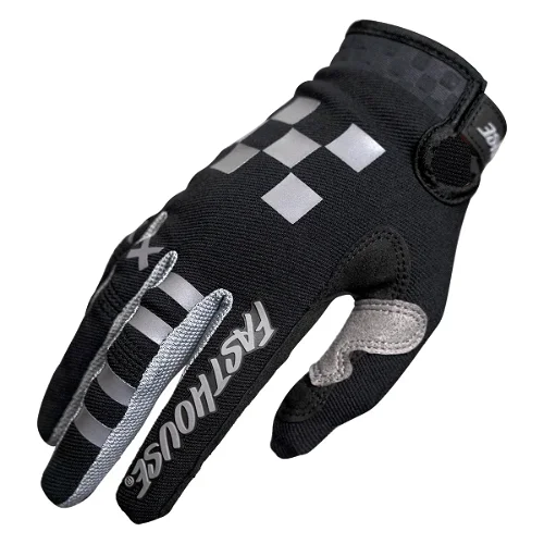 FASTHOUSE SPEED STYLE RUFIO GLOVE, BLACK/GRAY 