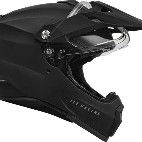 FLY RACING TREKKER SOLID HELMET MATTE BLACK XS