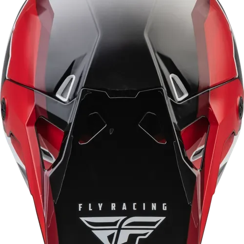 FLY RACING YOUTH FORMULA CP RUSH HELMET BLACK/RED/WHITE YL