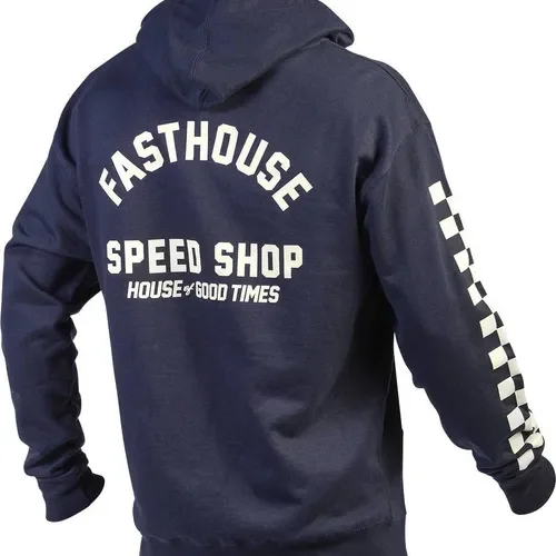 Fasthouse Youth Haven Zip-Up Hoody Sweatshirt Navy