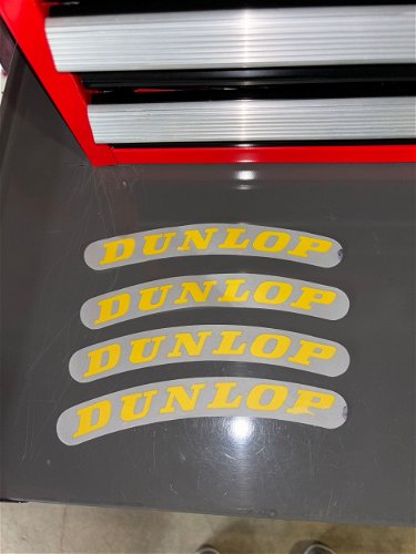 Dunlop Tire Stickers 