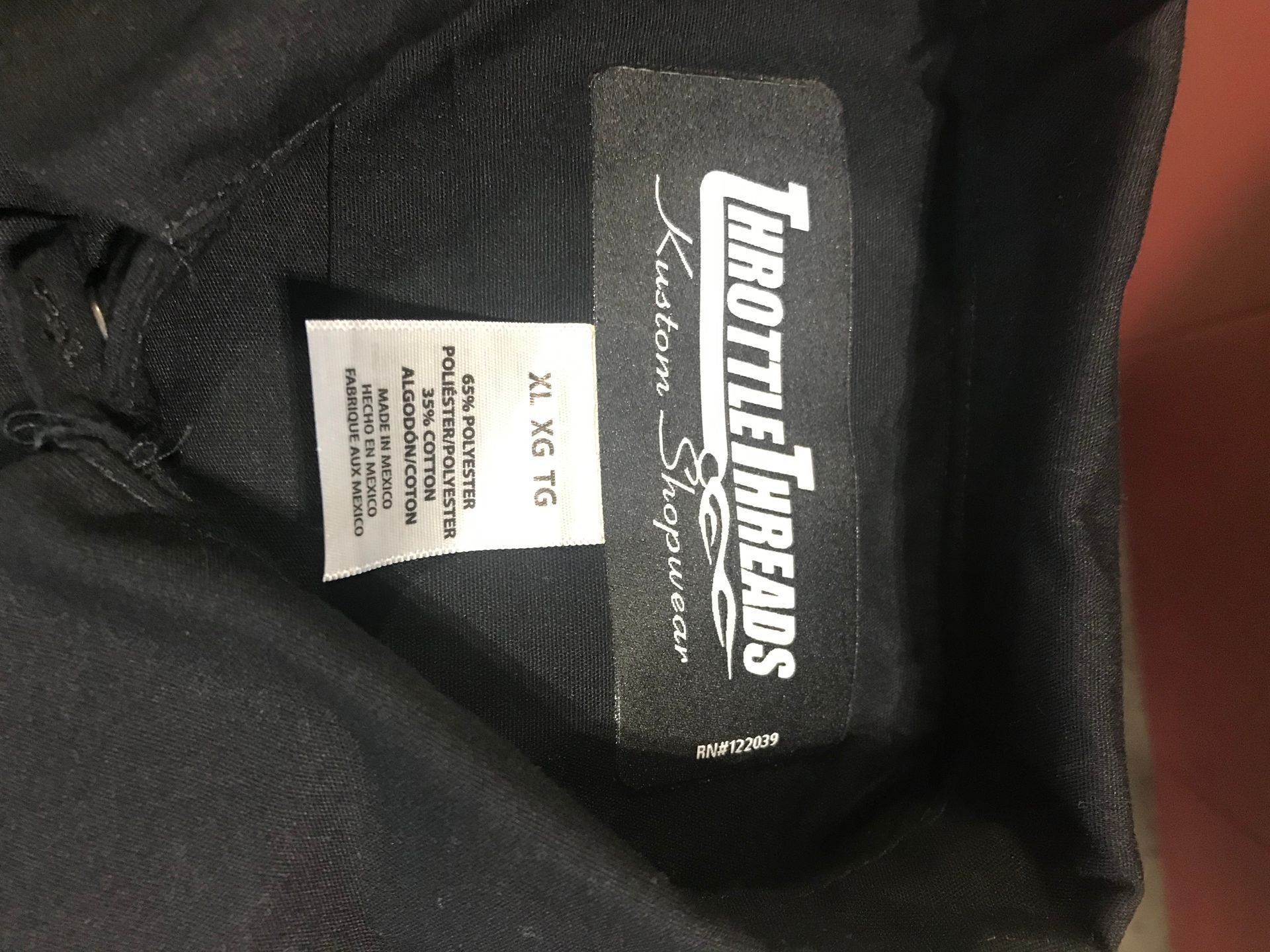 Throttle Threads Parts Unlimited Short-Sleeve Shop Shirt (XL, Black)