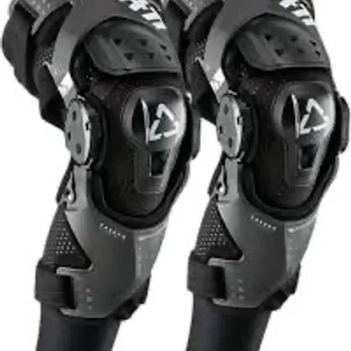 Carbon Fiber Leatt X Frame Hybrid Knee Braces.