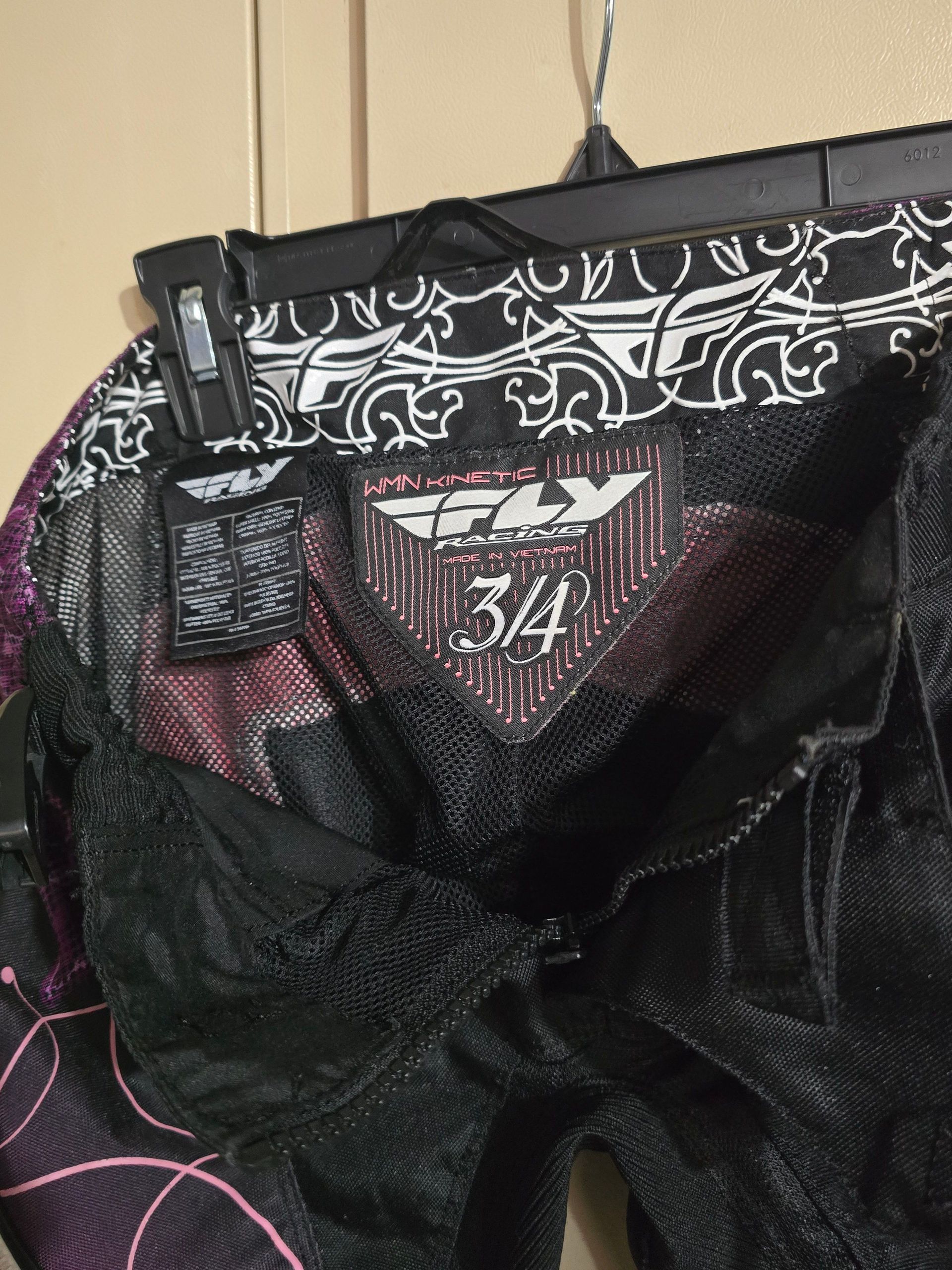 Ladies Fly Racing Kinetic Pants Size 3/4