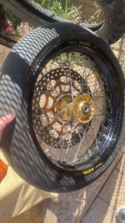 Excel G2 Supermoto Rims And Tires