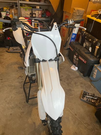 Yamaha YZ250F & 450F OEM White Plastics