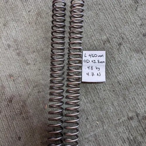 KTM WP XPLOR Fork Springs .48kg Combined Rate