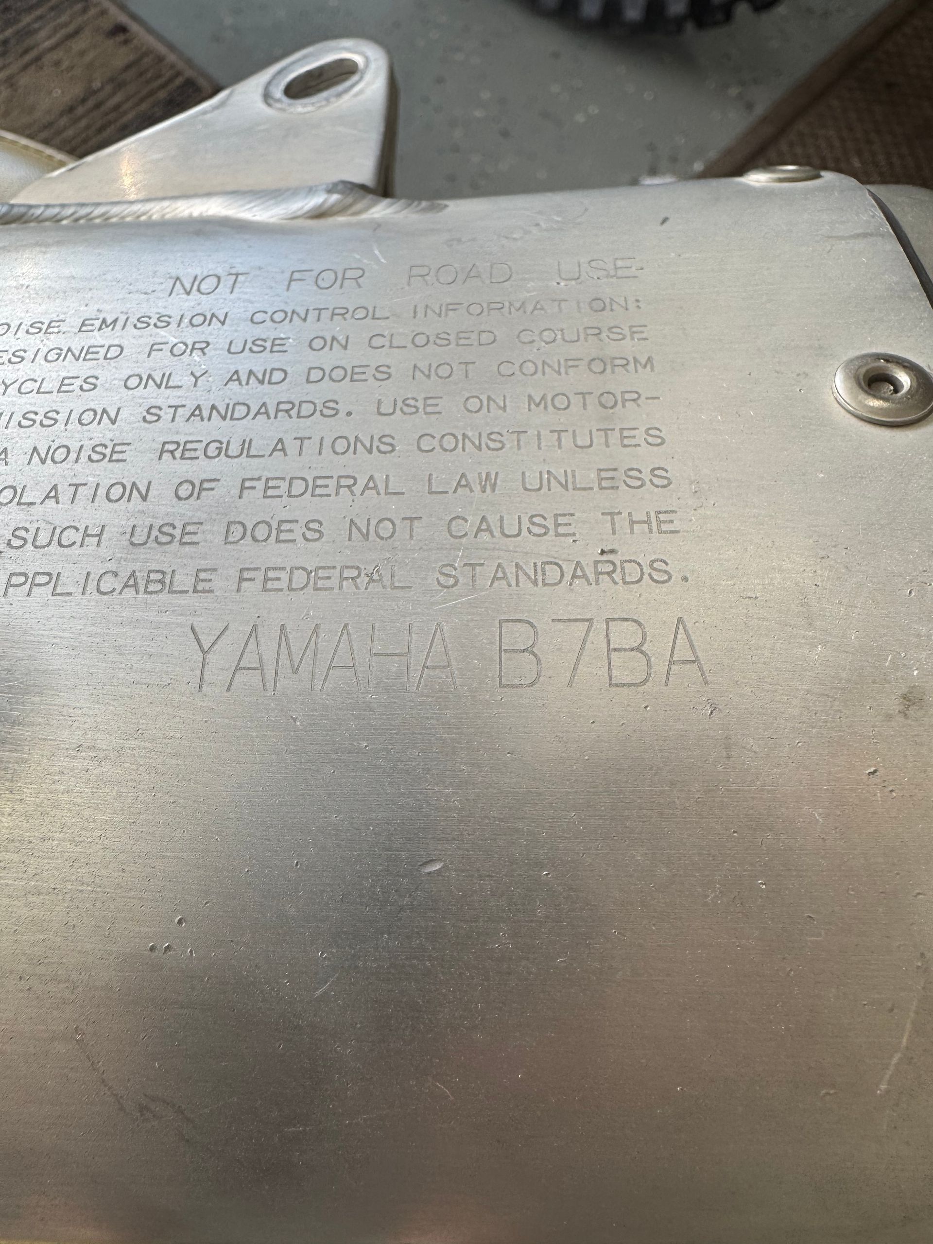 YZ 250 F OEM Slip On