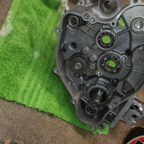 2003 KX65 Complete Crankcase Set Bottom End Transmission Shift Assembly