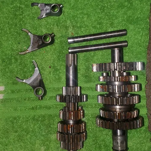 2003 KX65 Complete Crankcase Set Bottom End Transmission Shift Assembly