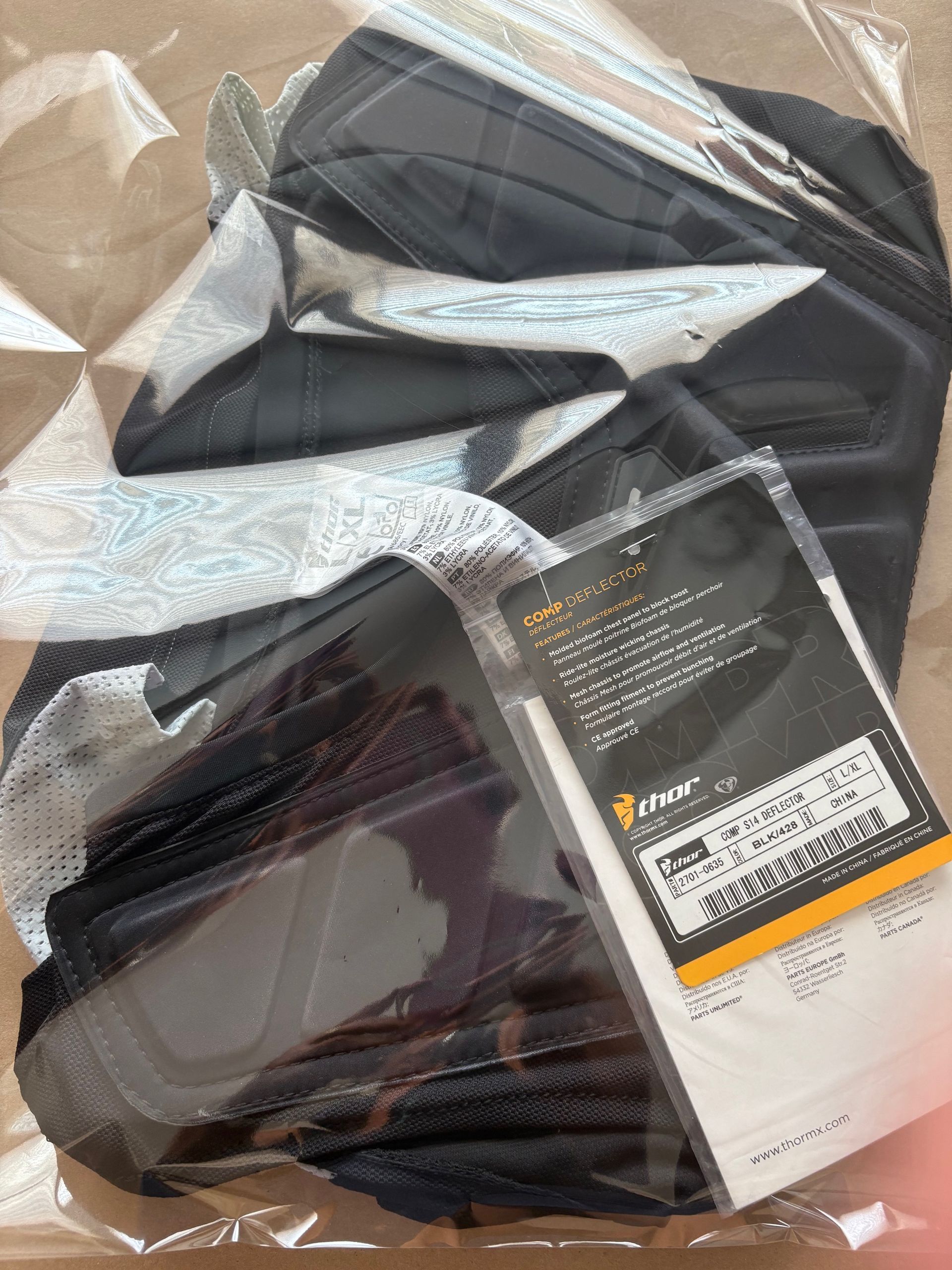 THOR S14 COMP DEFLECTOR SIZE L/XL- BRAND NEW 