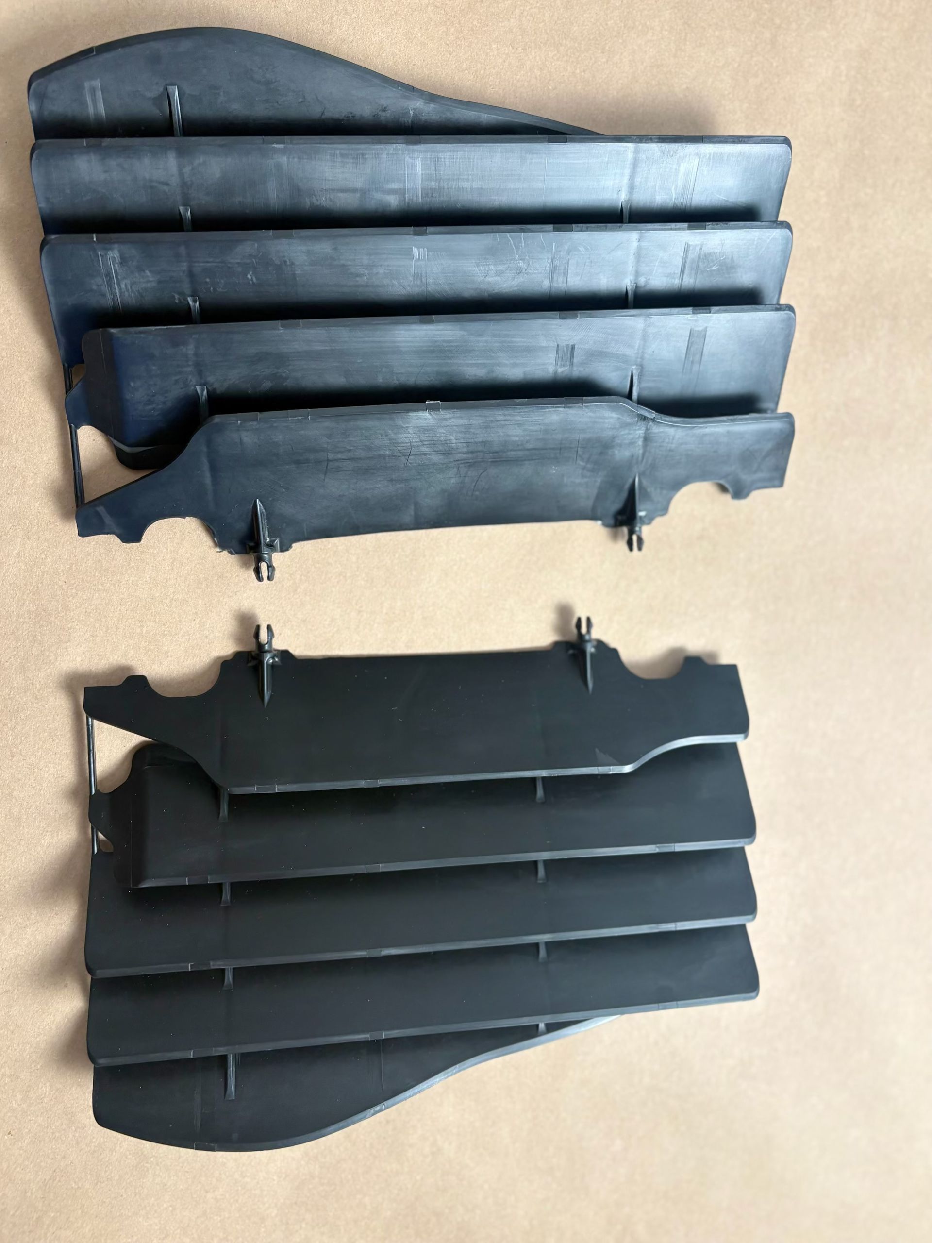 Honda Genuine CRF450 / CRF450R Radiator Louvers Set (Left & Right) (Black) 