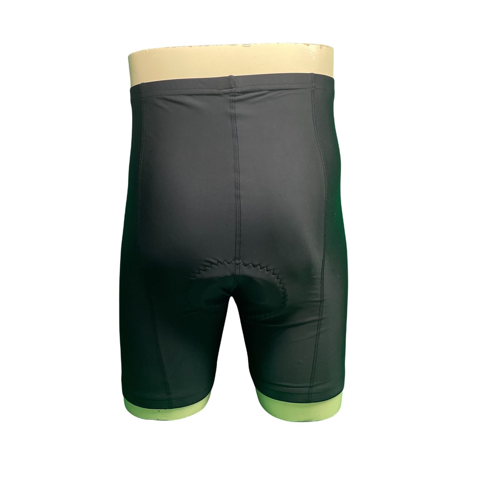 Shiny black cycling shorts discount