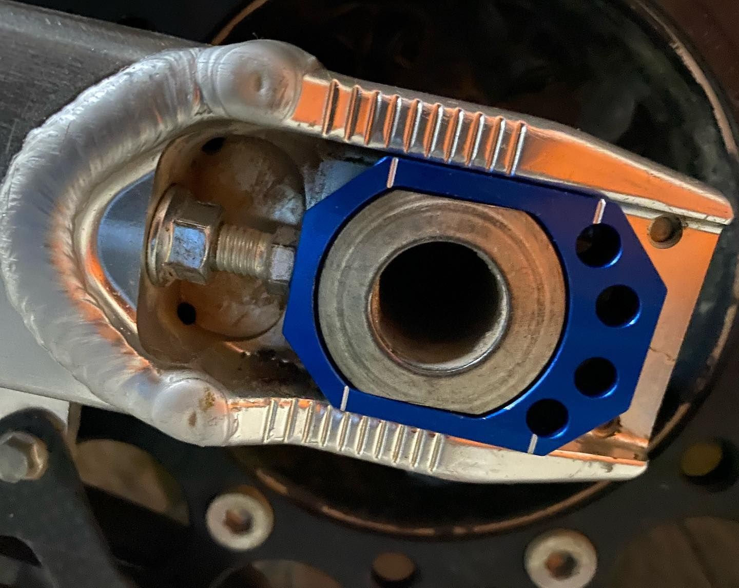 SUZUKI RMZ450 2005-2026 RMZ250 RMX450Z REAR WHEEL AXLE BLOCKS CHAIN ADJUSTERS