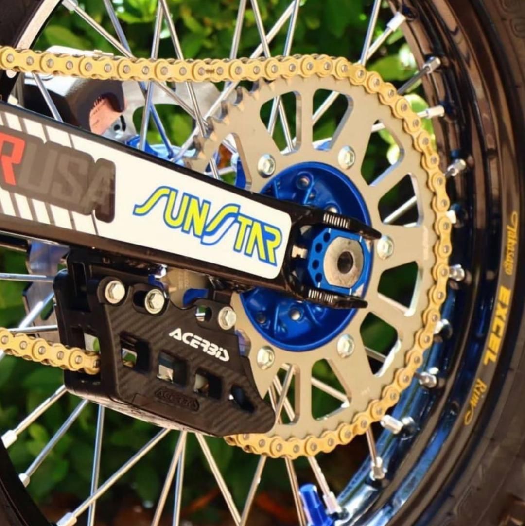 SUZUKI RMZ450 2005-2026 RMZ250 RMX450Z REAR WHEEL AXLE BLOCKS CHAIN ADJUSTERS