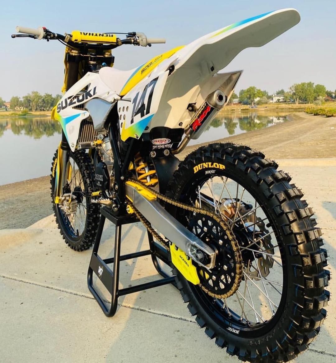 SUZUKI RM125 2000-2008 RM250 REAR WHEEL AXLE BLOCKS CHAIN ADJUSTER BLOCKS RM250