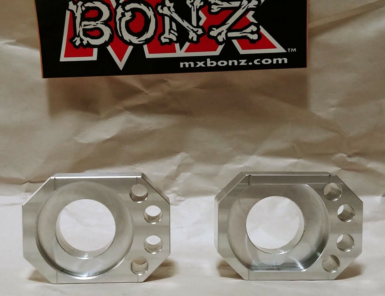 SUZUKI RM125 2000-2008 RM250 REAR WHEEL AXLE BLOCKS CHAIN ADJUSTER BLOCKS RM250