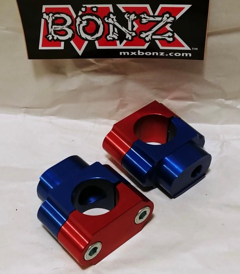 BAR MOUNTS KTM HUSQVARNA GAS GAS BETA 1998-2025  HANDLEBAR CLAMPS 28mm 1-1/8"